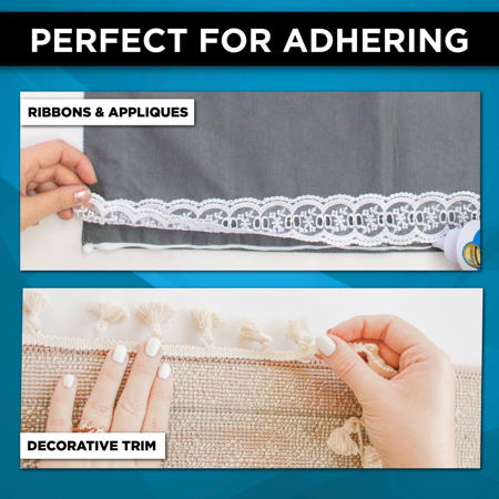 Aleene's Permanent Fabric Glue 2 oz.  Perfect for Adhering 