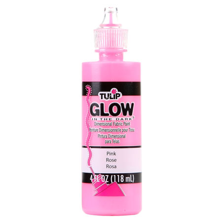 Picture of 29019 Tulip Dimensional Fabric Paint Glow Pink 4 oz.