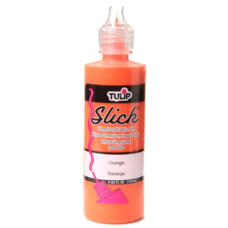 Picture of 41409 Tulip Dimensional Fabric Paint Slick Orange 4 oz.