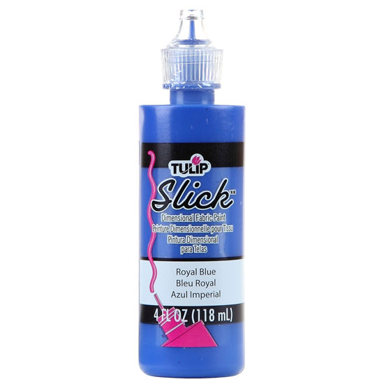 Picture of 41413 Tulip Dimensional Fabric Paint Slick Royal Blue 4 oz.