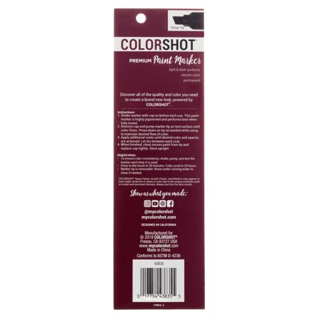 Picture of 43835 Premium Paint Marker Wine Stain