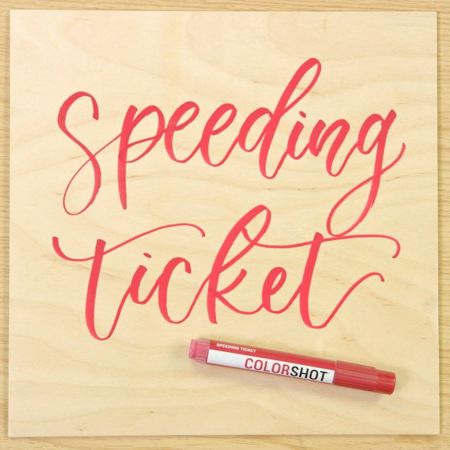 Picture of 43836 Premium Paint Marker Speeding Ticket