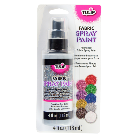 Picture of 26571 Fabric Spray Paint Sparkling Star Glitter 4 oz.