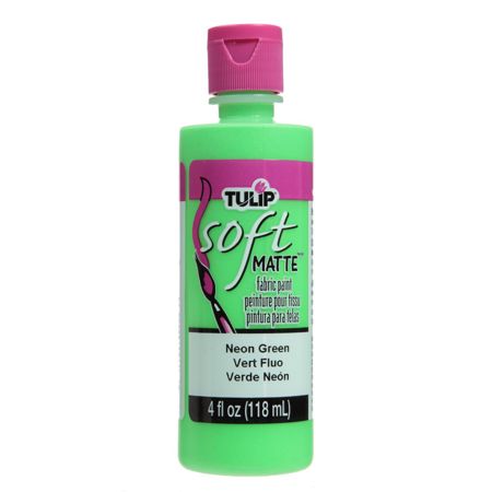 Picture of 26533 Brush-On Fabric Paint Neon Green Matte 4 oz.