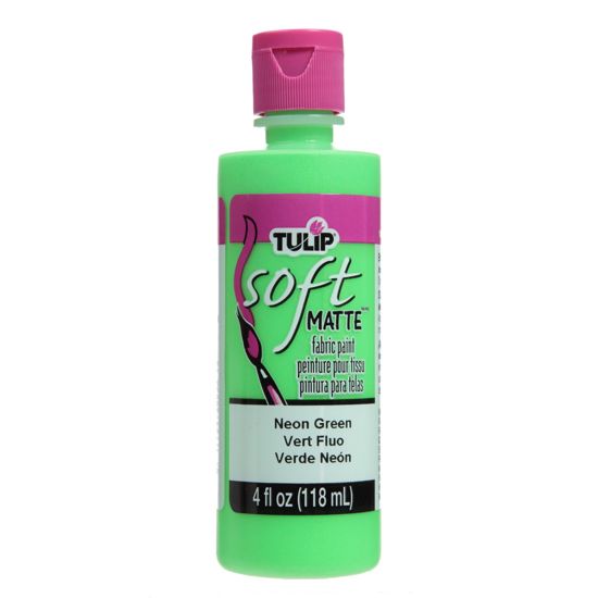 Picture of 26533 Brush-On Fabric Paint Neon Green Matte 4 oz.