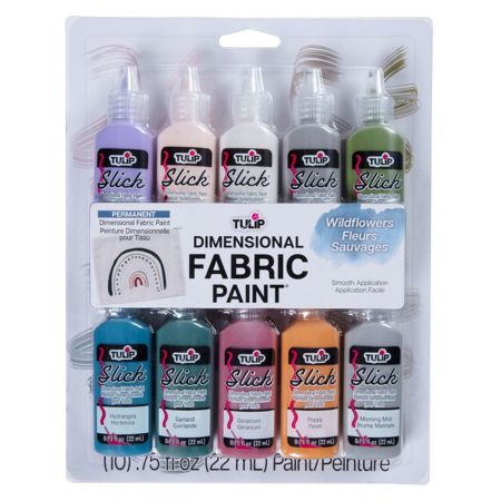 Picture of 46052 Dimensional Fabric Paint Wildflowers 10 Pack