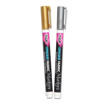 Picture of Opaque Fabric Markers Metallic 2 Pack