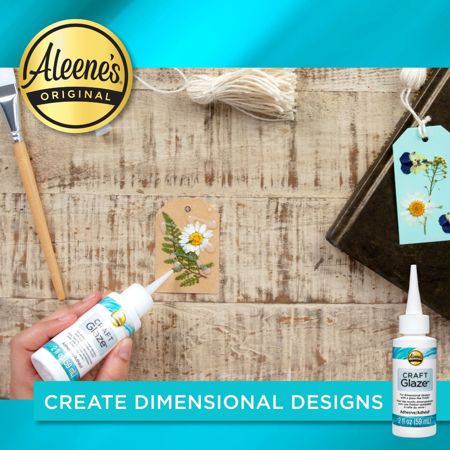 Aleene's® Craft Glaze Adhesive 2 fl. oz. Create Dimensional Design 