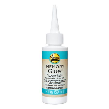 Memory Glue Adhesive front of bottle