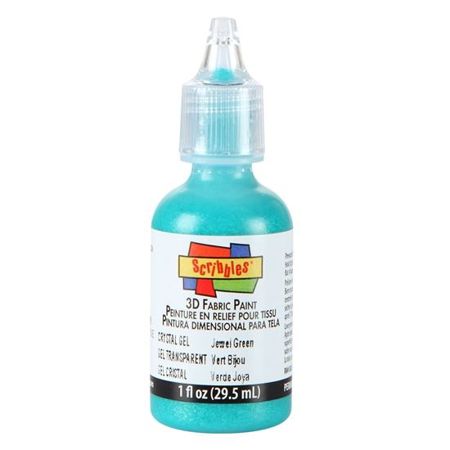 Picture of 14713 3D Fabric Paint Jewel Green 1 oz.