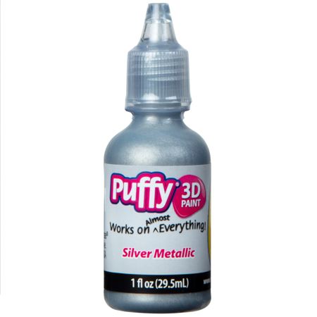 Picture of 31847 Puffy 3D Paint Metallic Silver 1 oz.