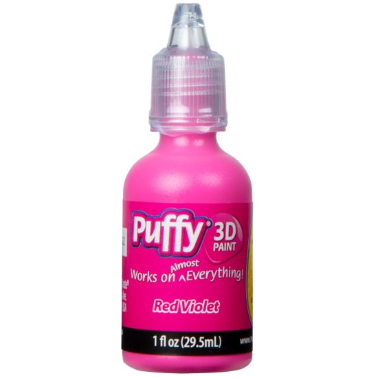 Picture of 31843 Puffy 3D Paint Shiny Red Violet 1 oz.