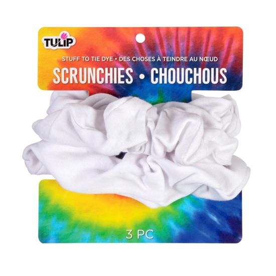 Picture of White Cotton Scrunchies 3 Pack