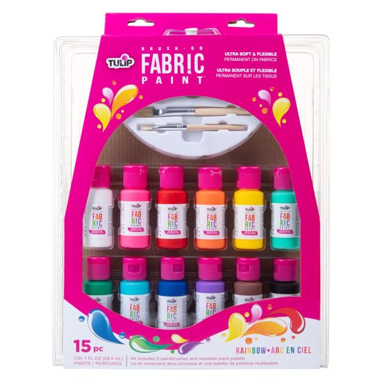 Picture of 40573 Brush-on Fabric Paint 15-Pc. Kit