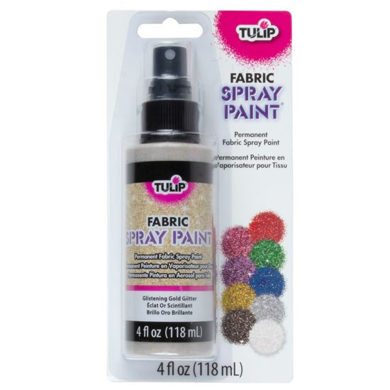 Picture of 26570 Glitter Fabric Spray Paint Glistening Gold 4 oz.