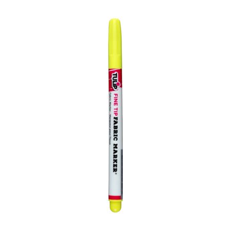 Picture of 44605 Tulip Fine-Tip Fabric Marker Neon Yellow