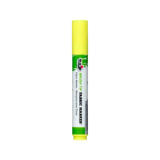 Picture of 44625                               TULIP BRUSH TIP MARKER OPSTK NEON YELLOW          