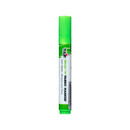 Picture of 44628 Tulip Brush-Tip Fabric Marker Neon Green