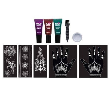 Picture of 45632 Ultimate Henna Color Jewel Tone Tattoo Kit