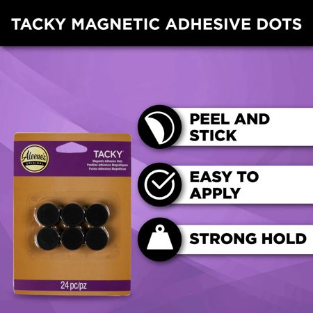 Picture of 29478 Aleene's Tacky Magnetic Adhesive Dots  24 Pack