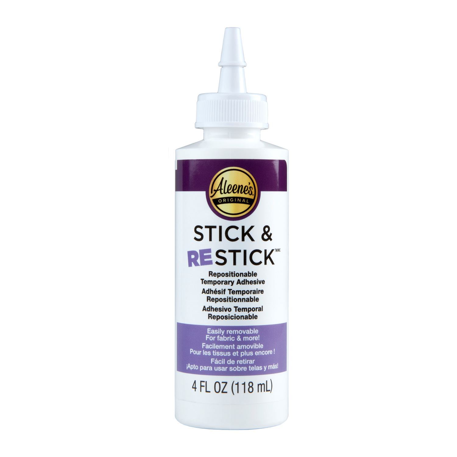 (3) repositionable Stencil adhesive spray restick glue 1oz bottle