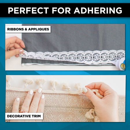 Aleene's Permanent Fabric Glue 2 oz.  Perfect for Adhering 