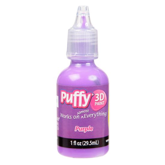 Picture of 26321 Puffy 3D Paint Shiny Purple 1 oz.