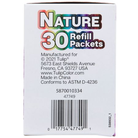 Picture of 47749 One-Step Tie-Dye Refills  Nature 30 Pack