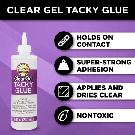 Picture of 37226 Aleene's  Clear Gel Tacky Glue 8 fl. oz. 3 Pack