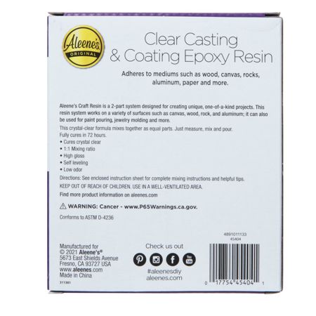 Picture of 45404 Aleene's Clear Casting & Coating Epoxy Resin Kit