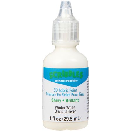 Picture of 11304 3D Fabric Paint Winter White 1 oz.