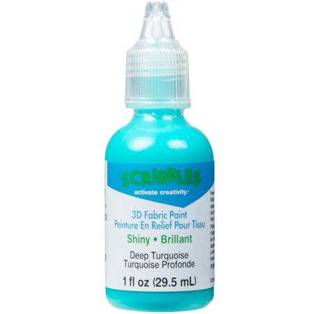 Picture of 54131 3D Fabric Paint Deep Turquoise 1 oz.