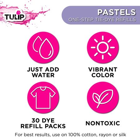 Picture of 47748 One-Step Tie-Dye Refills  Pastels 30 Pack