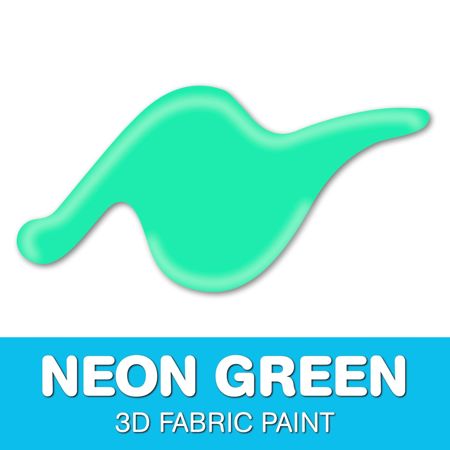 Picture of 54358 3D Fabric Paint Neon Green 1 oz.