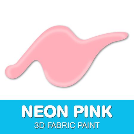 Picture of 54356 3D Fabric Paint Neon Pink 1 oz.
