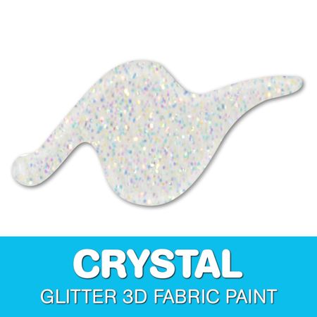 Picture of 54301 3D Fabric Paint Glittering Crystal 1 oz.