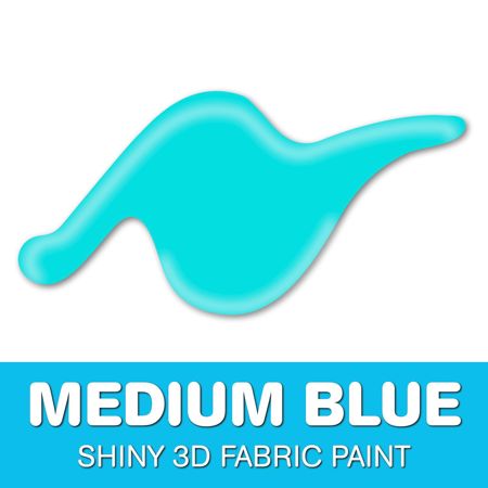Picture of 54128 3D Fabric Paint Medium Blue 1 oz.