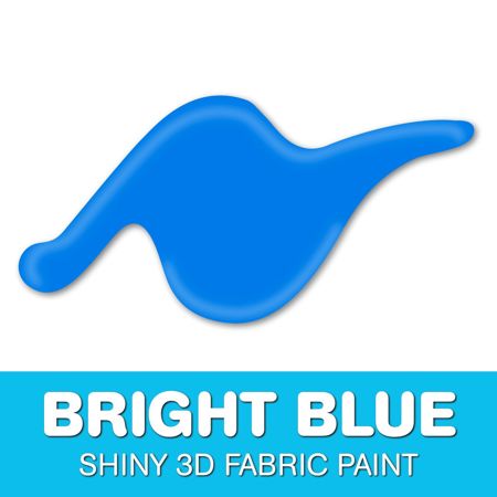 Picture of 54126 3D Fabric Paint Bright Blue 1 oz.