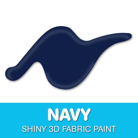 Picture of 54125 3D Fabric Paint Navy 1 oz.