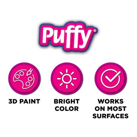 Picture of 32169 Puffy 3D Paint Big Squeeze Shiny White 4.25 oz.