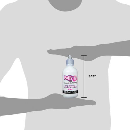 Picture of 32169 Puffy 3D Paint Big Squeeze Shiny White 4.25 oz.
