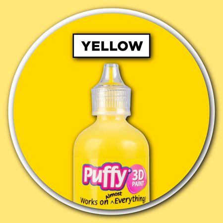 Picture of 32159 Puffy 3D Paint Big Squeeze Shiny Yellow 4.25 oz.
