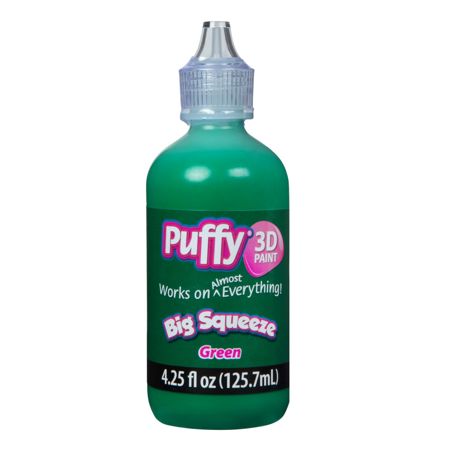 Picture of 32161 Puffy 3D Paint Big Squeeze Shiny Green 4.25 oz.