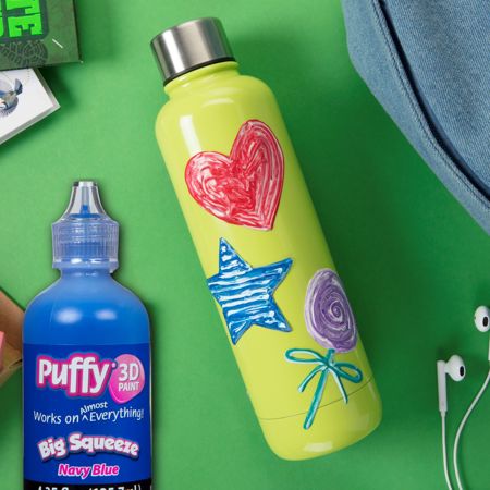 Picture of 32163 Puffy 3D Paint Big Squeeze Shiny Navy Blue 4.25 oz.