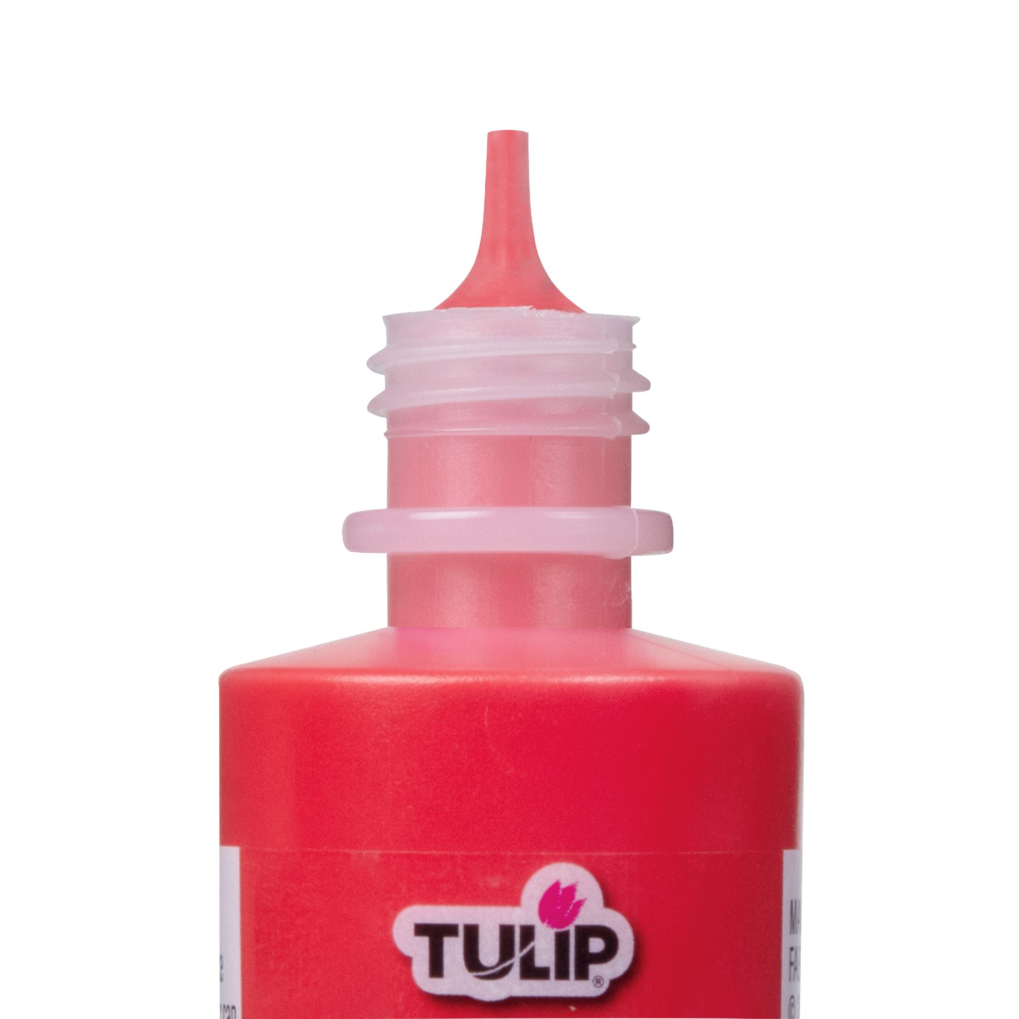Tulip • Dimensional fabric paint Matte Real red 4oz.