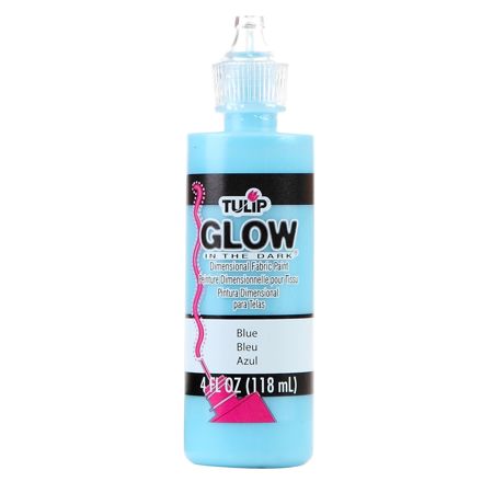 Picture of 29022 Tulip Dimensional Fabric Paint Glow Blue 4 oz.