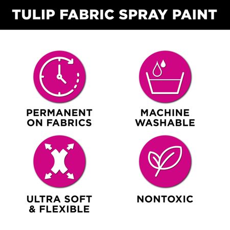 Picture of 26570 Tulip Fabric Spray Paint Glistening Gold Glitter 4 fl. oz.