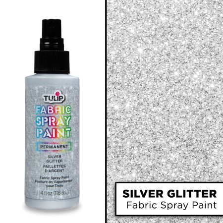 Picture of 26571 Fabric Spray Paint Silver Glitter 4 fl oz