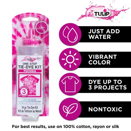 Picture of 21544 Fuchsia 1-Color Tie-Dye Kit