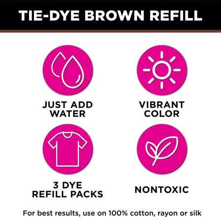 Picture of 47326 One-Step Tie-Dye Refills Brown